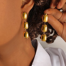 304 серьги из нержавеющей стали из нержавеющей стали, овальные