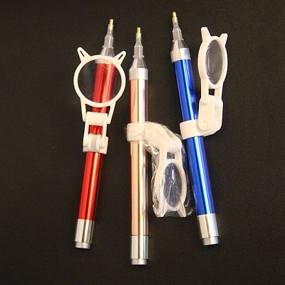 Пластиковая рамка и увеличительное стекло из полистирола, держатель для ручки-лупы для алмазной живописи