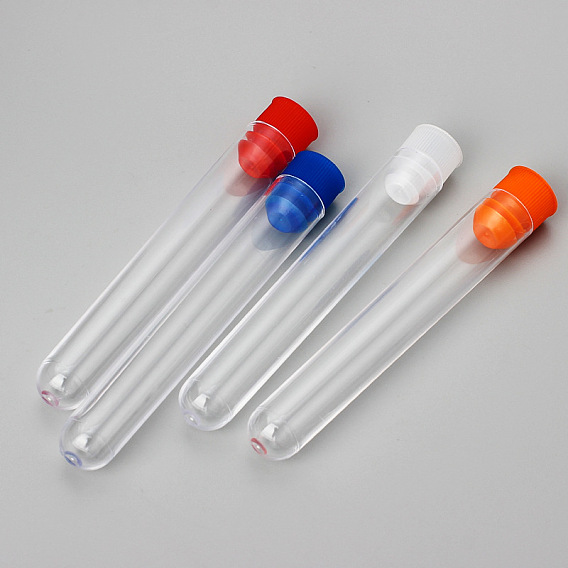 Hand sewing needle storage bottle storage bottle transparent plastic bottle plastic color lid small syringe
