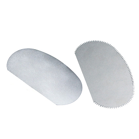 Stainless Steel Alloy Scrapers, for Clay Craft, Oval