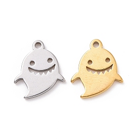 304 Stainless Steel Charms, Ghost Charms