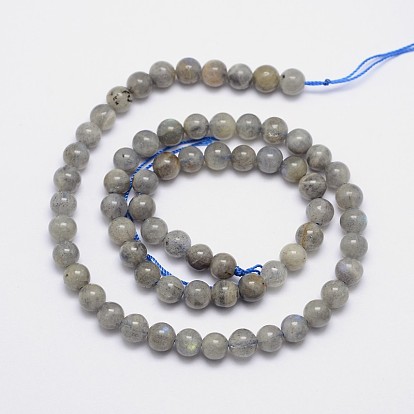 Natural Labradorite Round Bead Strands