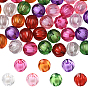 42 шт. 7 цвета осенней тематики прозрачные акриловые бусины, бусина в бусине, круглые, тыква