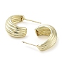 Brass Studs Earrings, Long-Lasting Plated, Lead Free & Cadmium Free, Moon
