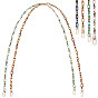 DIY Bag Chains Making Kits, Including Handmade Acrylic Figaro Chains and Zinc Alloy Swivel Clasps
