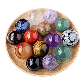 Gemstone Home Display Decorations, Sphere Ball Energy Stone Ornaments