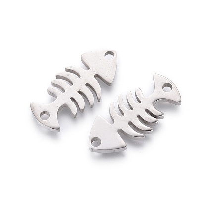 201 Stainless Steel Links, Manual Polishing, Fishbone