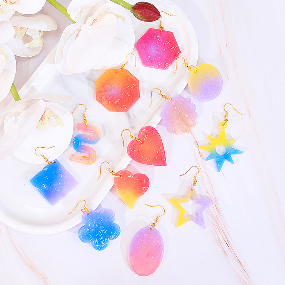 Силиконовые формы, формы для литья подвесок, для уф-смолы, изготовление изделий из эпоксидной смолы