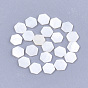 Cabochons de coquillages d'eau douce, hexagone