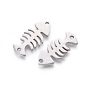 201 Stainless Steel Links, Manual Polishing, Fishbone