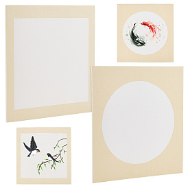 2 набор 2 открытка из рисовой бумаги в китайском стиле, сюань бумага, прямоугольные, принадлежности для каллиграфии