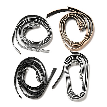 4 пары 4 цвета искусственная кожа шнурки, с металлическими застежками, шнурки, для обуви на высоком каблуке