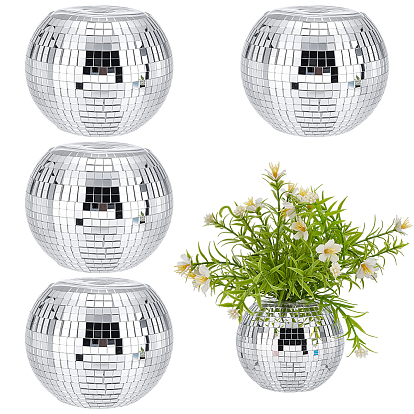 Подсвечники из высококачественного боросиликатного стекла, круглые