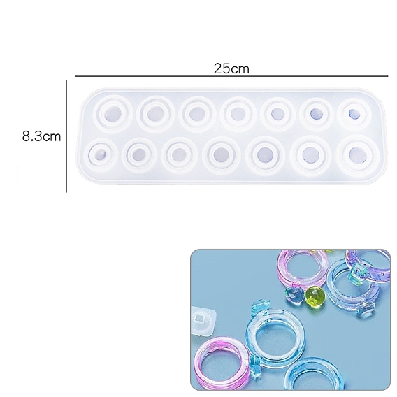 Кольцо из пищевого силикона своими руками, формы для литья смолы, для уф-смолы, изготовление изделий из эпоксидной смолы