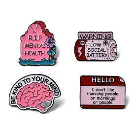 Эмалевые булавки, булавки для лацканов из сплава для одежды рюкзака, чёрные