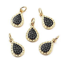 Латунные микро проложить кубического циркония подвески, с целью перехода в кольце, реальный 18 k позолоченный, долговечный, без свинца, без кадмии и без никеля, слеза