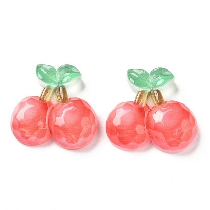 Кабошоны из смолы, вишня