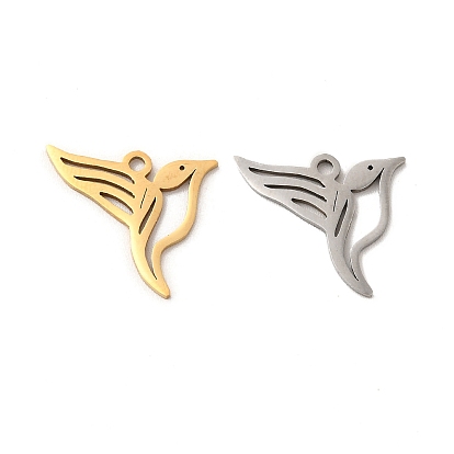 201 подвески из нержавеющей стали, амулеты птиц