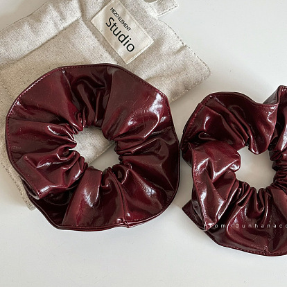 Резинки для волос из искусственной кожи, резинки для волос/резинки для волос аксессуары для женщин и девочек, Держатель конского хвоста