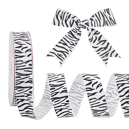 50 ярдов полиэстеровой ленты с принтом зебры, изготовление материалов, дары, ящики пакеты