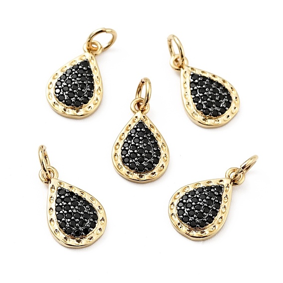 Латунные микро проложить кубического циркония подвески, с целью перехода в кольце, реальный 18 k позолоченный, долговечный, без свинца, без кадмии и без никеля, слеза