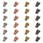 Tibetan Style Alloy Beads, Skull with Crown