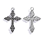 Cross/Spider Alloy Pendant Rhinestone Setting