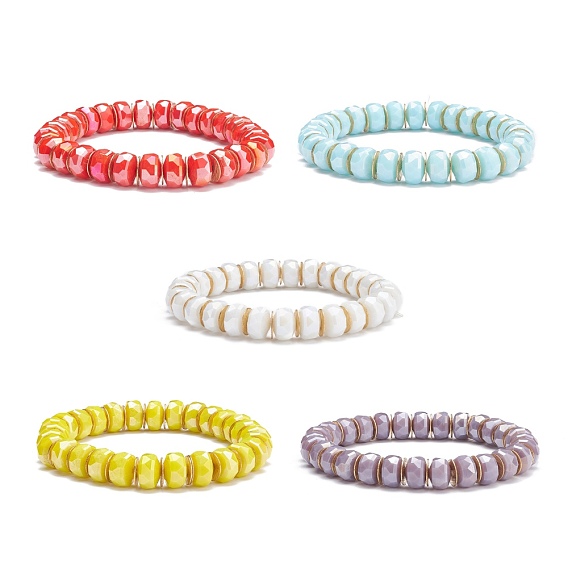 Bling Glass Beaded Stretch Bracelet for Women