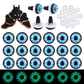 Стеклянный светящийся глаз для куклы-ремесла, мягкая игрушка глаз, для поделок куклы игрушки кукольные плюшевые животные изготовление, светится в темноте