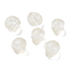 Природный кристалл кварца бусины, бусины из черепа рок-крстака