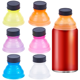 Gorgecraft 1Set Plastic Soda Can Lids, Reusable Can Covers, Can Tops for Bottle
