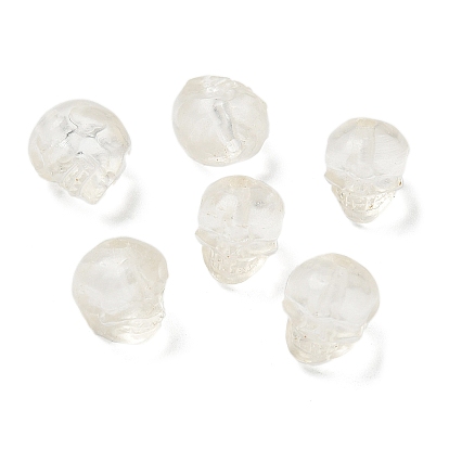 Природный кристалл кварца бусины, бусины из черепа рок-крстака
