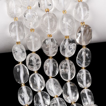 Природных кристаллов кварца бисер нитей, горного хрусталя, самородки, упавший камень, с бисером