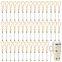Alloy & Iron ar Beadable Pendant Decorations for Jewelry Making DIY Crafts, with Clasps and Chain