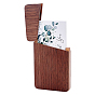 Walnut Wood Slim Card Holder, Rectangle