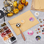 CRASPIRE DIY Scrapbook Making Kits, Including Sealing Wax Particles, Baking Painted Iron Wax Furnace, Iron Wax Sticks Melting Spoon, Candle, Paper Envelopes, Paper Letter Stationery