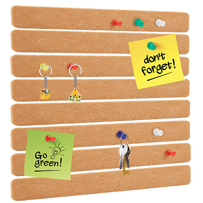 Прямоугольные самоклеящиеся фетровые стикеры для заметок в блокнотах, с железными булавками карты