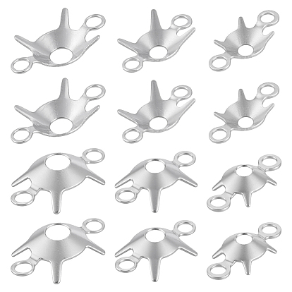 12 шт. оправы для когтей из стерлингового серебра со стразами, плоско-круглые, 1Замшевая ткань из ПК, квадратная салфетка для полировки серебра