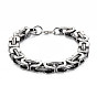 Alloy Byzantine Chains Bracelet for Men Women
