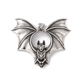 304 Stainless Steel Pendants, Bat