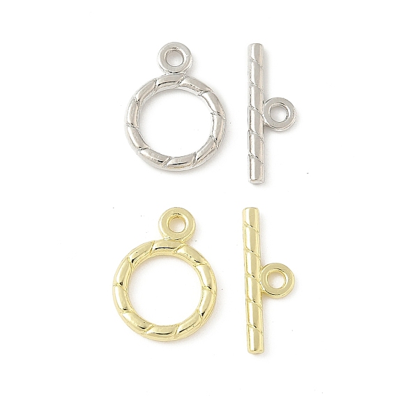 Застежка тоггл из сплава, без кадмия и без свинца, стойки покрытие, кольцо