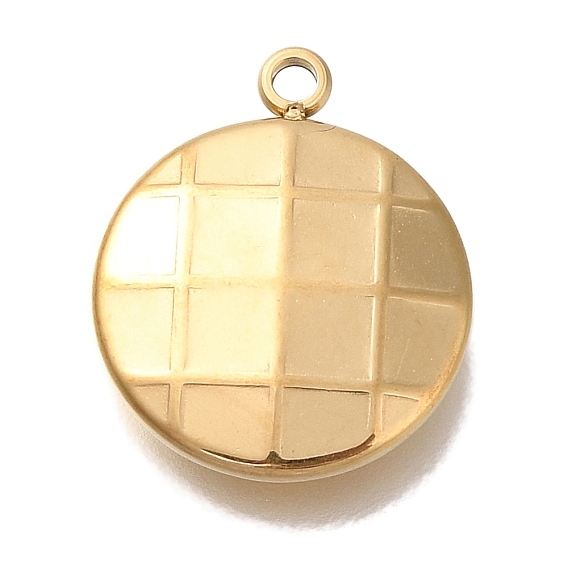 Вакуумное покрытие pvd 304 подвески из нержавеющей стали, плоский круглый шарм