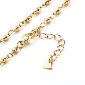 304 Stainless Steel Link Chain Necklaces