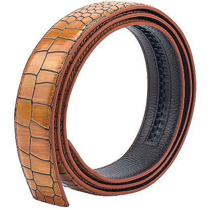 Пояса из коровьей кожи с имитацией крокодиловой кожи для мужчин