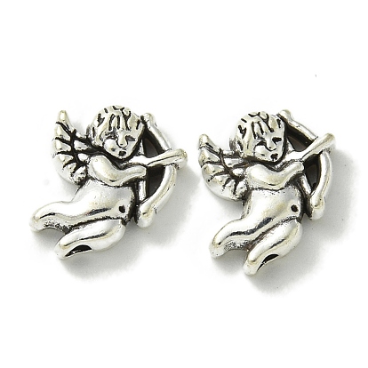 Сплавочные овальные бусины тибетского стиля , без свинца и без кадмия, Амур