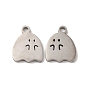 Ion Plating(IP) 304 Stainless Steel Charms, Ghost Charm
