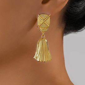 304 из нержавеющей стали болтаться серьги, золотые