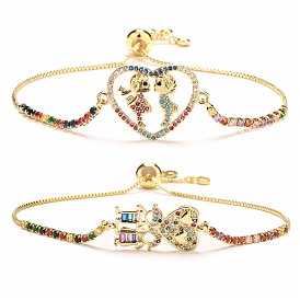 Luxury CZ Love Bracelet for Couples, Men and Women - Romantic Valentine's Day Gift