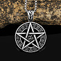 Пентаграмма 304 ожерелья из нержавеющей стали для мужчин