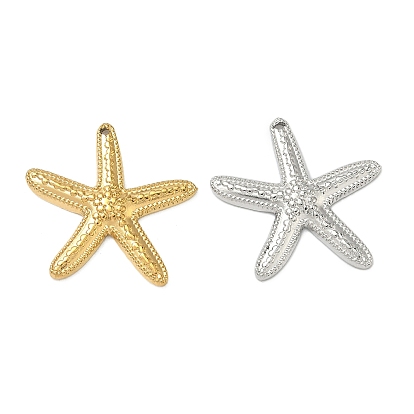 304 подвески из нержавеющей стали, очарование морской звезды